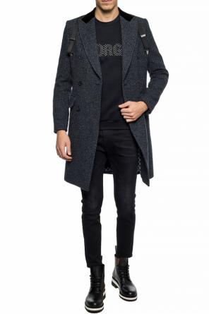 Double-breasted coat with suspenders, zdjęcie 2 Double-breasted coat with suspenders od Moschino